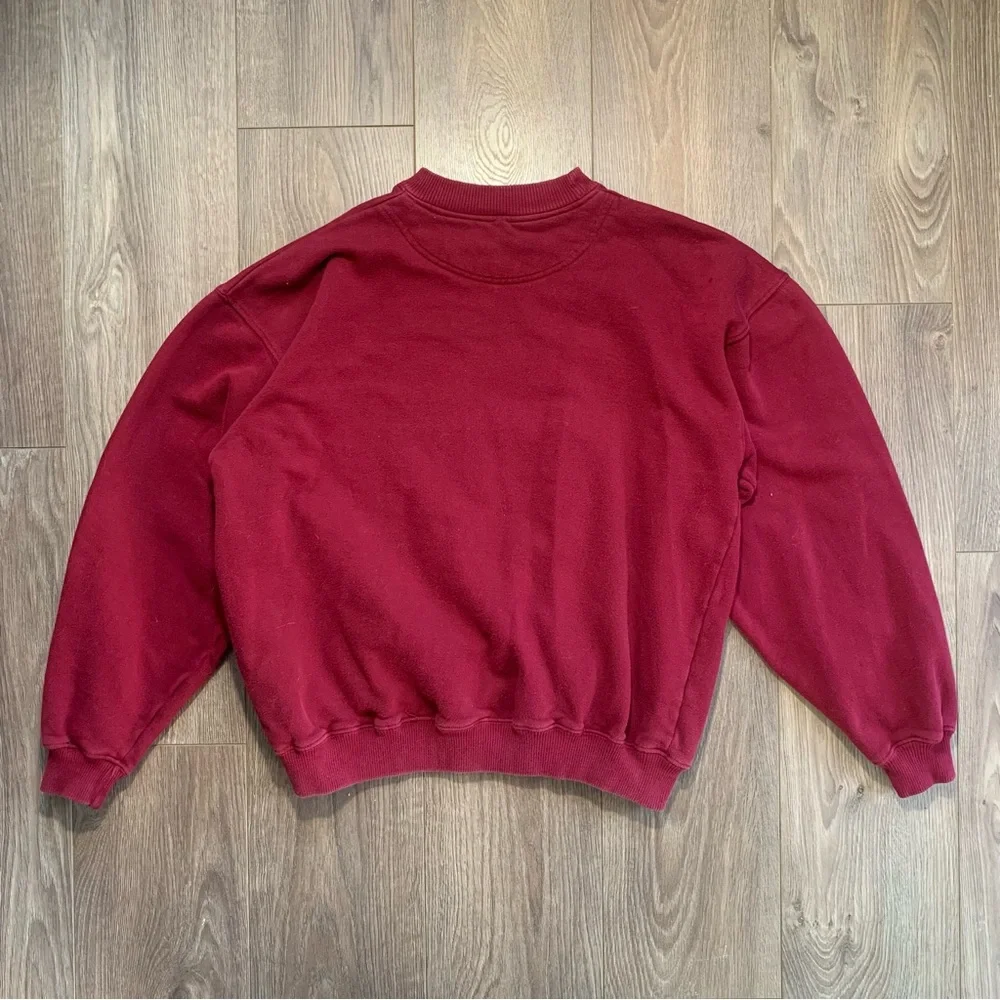 Vintage 90’s Harrods Burgundy Sweatshirt - Picture 4 of 17